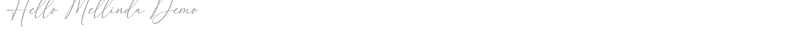 Hello Mellinda font preview